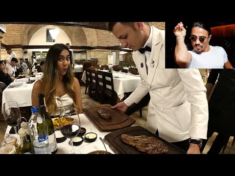 Salt Bae Expensive Restaurant for HALF the Price Hack 🇹🇷