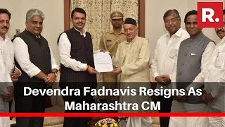 Maharashtra Politics: Devendra Fadnavis Resigns As CM Ahead Of Floor Test
