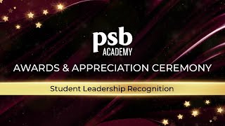 Awards & Appreciation Ceremony 2022: Student Leadership Recognition