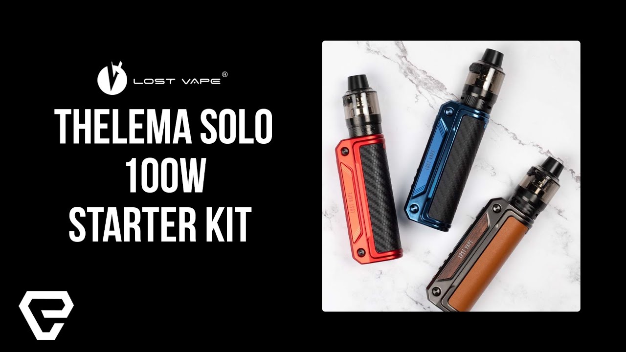 Lost Vape Thelema Solo 100w Starter Kit Review!