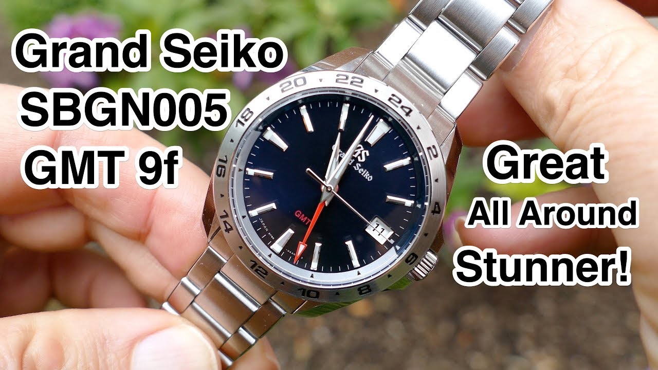 Grand Seiko SBGN005 GMT First Look in 4k UHD - YouTube