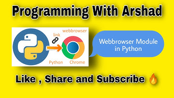 Opening Websites In Google Chrome Using webbrowser Module In Python Programming Language ...