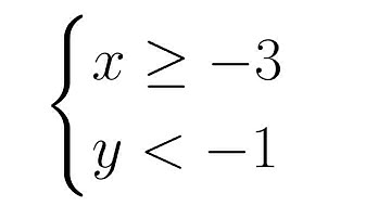 Graphing a System of Inequalities: Horizontal and Vertical Lines