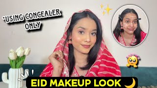 ✅😍STEP BY STEP EID MAKEUP LOOK 🌙 EASY AND QUICK MAKEUP TUTORIAL #eidspecial #eidmakeup #makeupremix