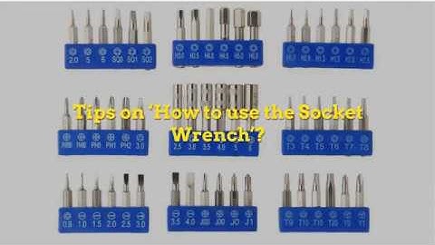 How to use a Socket Wrench