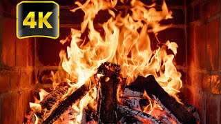 Cozy Fireplace 4K (3 Hours)🔥 Fireplace Ambience & Crackling Fire Sounds | Fireplace Burning 4K On Tv