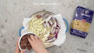 Pasta With Sausage And Arugula