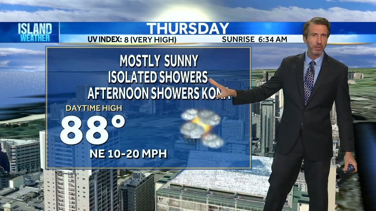 Thursday Weather Forecast | Mostly sunny with few isolated showers ...