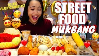 FILIPINO STREET FOOD MUKBANG | Balut, Taho, Kwek Kwek, Fishball, Kikiam, etc!