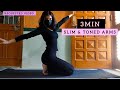 3 MIN SLIM AND TONED MODEL ARMS WORKOUT//SLIM AND LEAN ARMS//SITTING WORKOUT