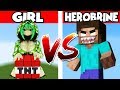 GIRL vs HEROBRINE – PvZ vs Minecraft vs Smash