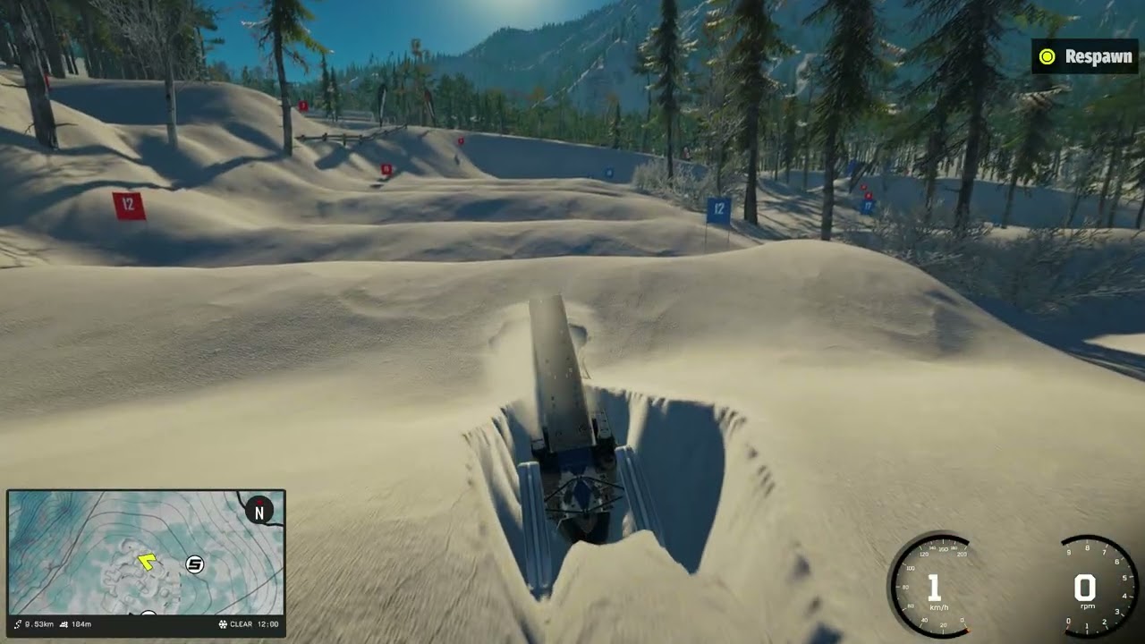 Sledders with webcam