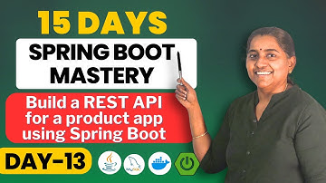Build a REST API for a Product App  using Spring Boot  | 15 days to Spring Boot Mastery