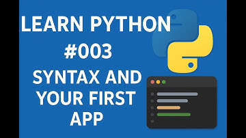 day1: Learn Python in darija #003 - Syntax And Your First App