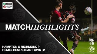 Pitchside Highlights Hampton Richmond 1-2 Hemel Hempstead Town Fc National League South