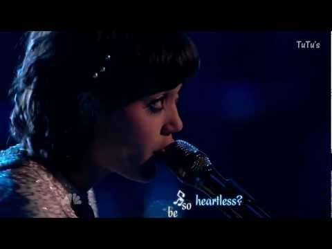 Heartless - Dia Frampton (The voice HD performance) - Karaoke Effect.mkv