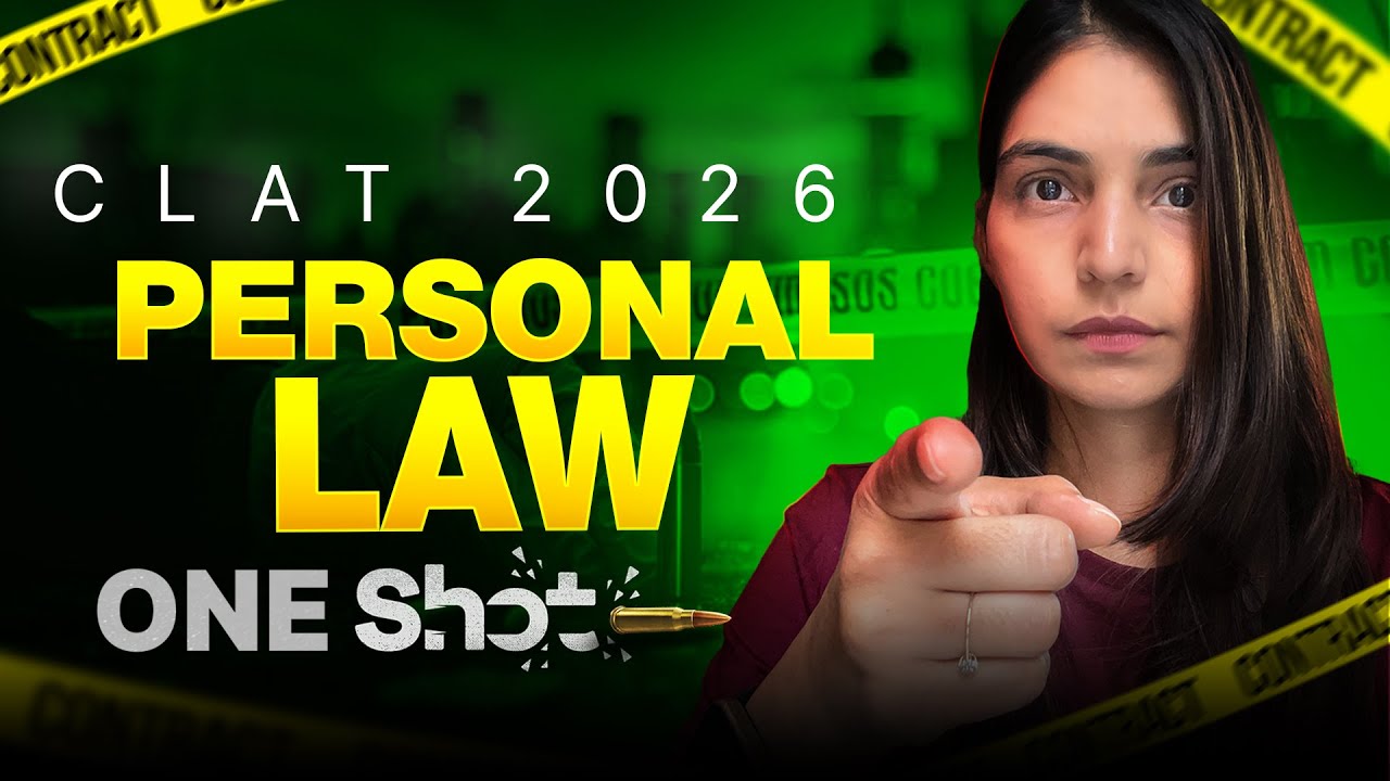Personal Law One-Shot | Legal Reasoning for CLAT 2026 | Part-5 - YouTube