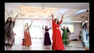 PUNJABI WEDDING RECEPTION DANCE PERFORMANCE | HARNEET & RUPINDER | BRAMPTON CANADA screenshot 5