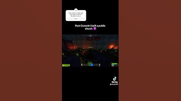 Rust Console I built a public church…#shorts #rust #rustconsole