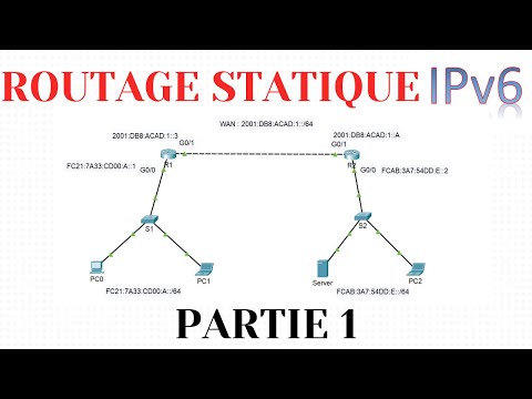 52 [TUTO]CONFIGURATION DU ROUTAGE STATIQUE IPv6 PARTIE-1 (2023)