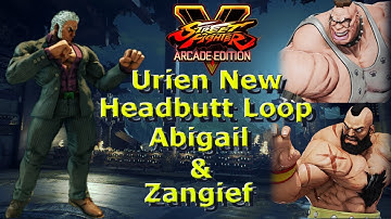 SFV AE - Urien New Headbutt Loop After Forward Throw | Abigail & Zangief Only