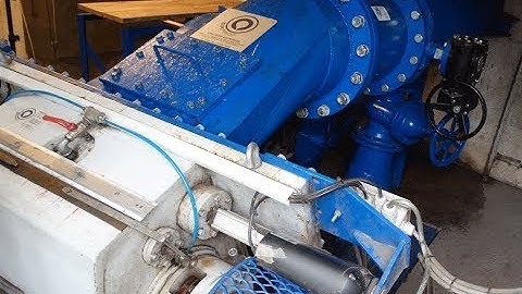 New Crossflow Hydro Turbine 100 kW started with testing, Новая  Турбина поперечного потока