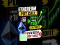 ETH Put Call Hit! ₹10 ➝ ₹50 Profit 🚀 | Ethereum Options | ETH Put Call Success ✅ Next Target #ETH
