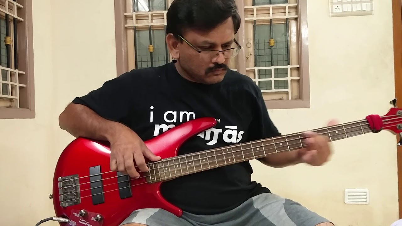 Bass cover for "Visiri" song | Movie : Ennai nokki paayum thottaa | Music : Darbuka Siva