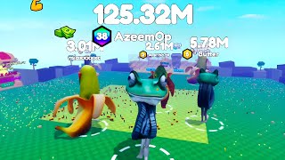 Eat Pizza To Grow Gigachad - Becoming Gigachad With 141.94M Power In Roblox
