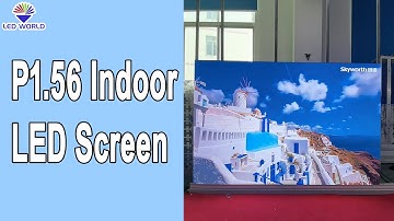 P1.56 Indoor LED Screen | High Definition Video Wall, Small Pixel Pitch Display, SZLEDWORLD