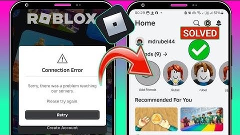 Fix Roblox Connection Error"Sorry There Was A Problem Reaching Our Service