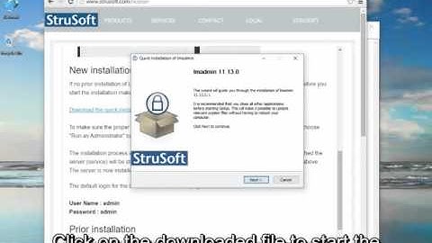 Installation of LMadmin Server