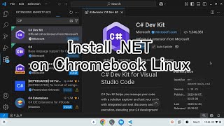 Install .NET on Chromebook Linux