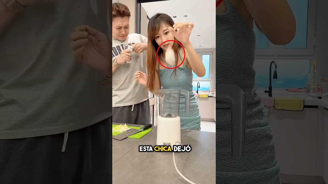 Ella engaña a su hermano poniendo a su hámster en la batidora 😂