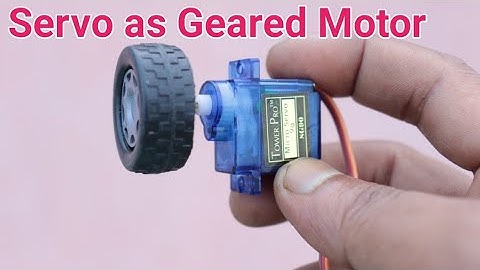Modifying a Servo Motor for Continuous Rotation