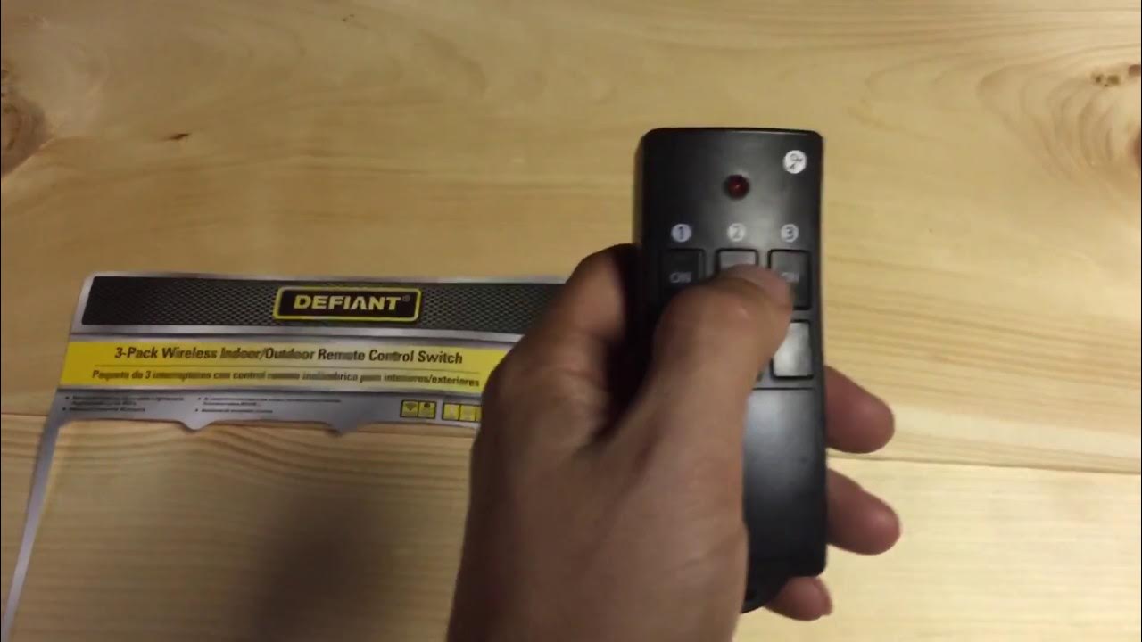 Defiant Indoor Wireless Remote Control