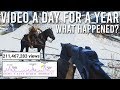 I uploaded a video every day for a year and this is what happened