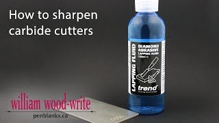 How to sharpen carbide cutters by William Wood-Write 9,118 views 6 years ago 1 minute, 44 seconds