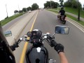 Yamaha Maxim 1100 ride before the storm (GoPro)