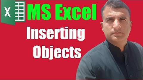 How Insert Objects in MS Excel |Insert Objects in MS Excel | Objects in Excel, Video # 19