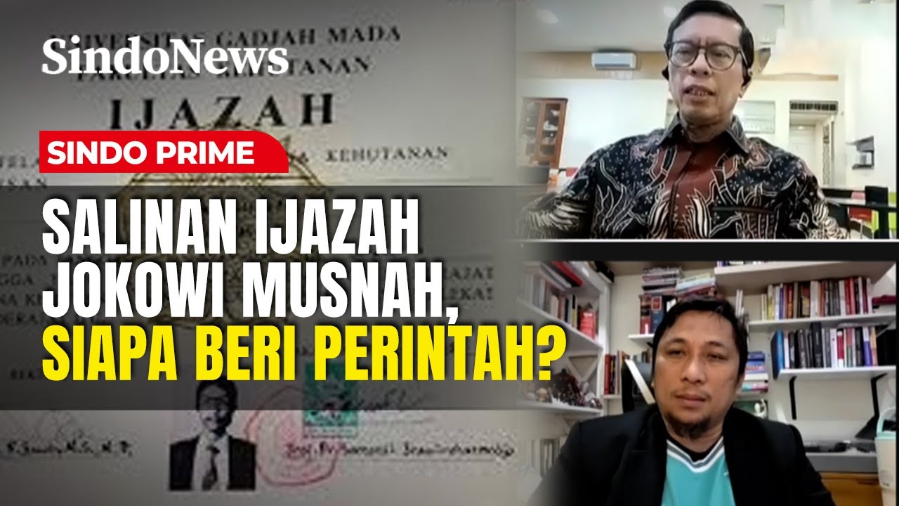 Andi Azwan Tanggapi soal Salinan Ijazah Jokowi Musnah oleh KPU Surakarta | Sindo Prime | 18/11