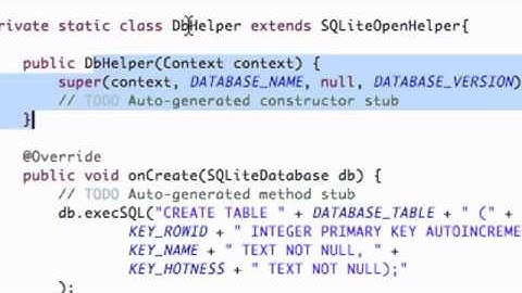 Android Application Development Tutorial   115   Opening SQLite database to write