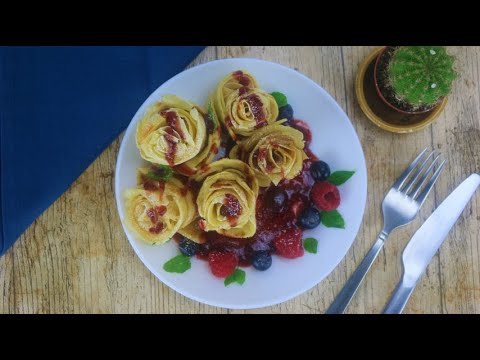 Video: Pancake "Roses"