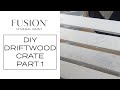 DIY Driftwood Crate With Fusion™ Mineral Paint (Part 1) DIY Driftwood Crate With Fusion™ Mineral Paint (Part 1)
