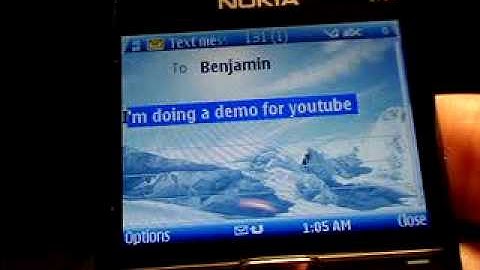 Nokia E71x (at&t) Tutorial - Part 2 (Messaging)