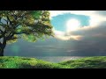 Beautiful nature landscape tree lake clouds sunshine  animated background wallpapers loopss
