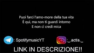 Video thumbnail of "Rkomi - Canzone - Testo (Feat. Jovanotti)"