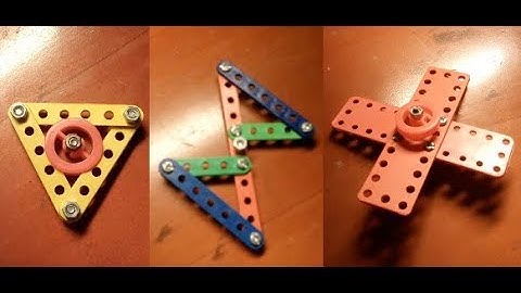 3 Cách Làm Spinner Cực Dễ | Bằng Bộ Lắp Ghép Mô Hình Kĩ Thuật Lớp 4