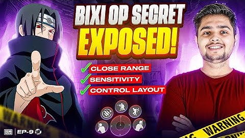 BixiOp Biggest Secret Exposed | Ft. @TheBixiOP  Sensitivity, Close Range & Aim Decoded