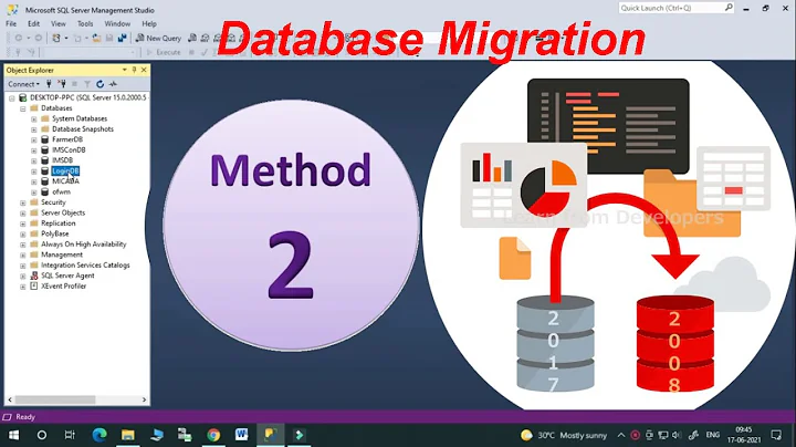 Migrate database to a lower version | Set Compatibility Level to lover version in SQL Server